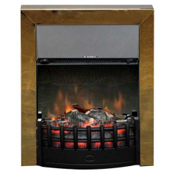 kamin-Real-flame-Chester-brass-trim